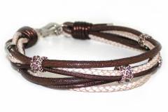 Hundehalsband-Leder-Mix-mit-5-Ohr-Tunnel-im-Leo-Look-2