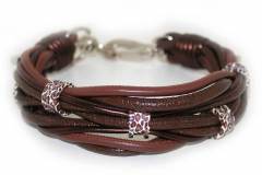 Hundehalsband-Ledermix-mit-Original-Transfer-Flesh-Tunnel-