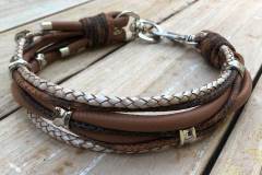 hundehalsband-leder-mix-in-braun-perlmutt-Kopie
