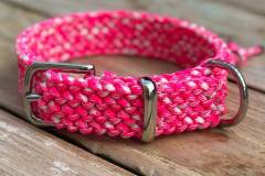 Hundehalsband-in-Pink-3-cm-breit-und-stufenlos-verstellbar-2