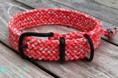 hundehalsband_paracord_3_cm_breit_mango_weiß_schwarz_creamsicle_1