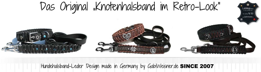 Original Knotenhalsband im Retro-Look