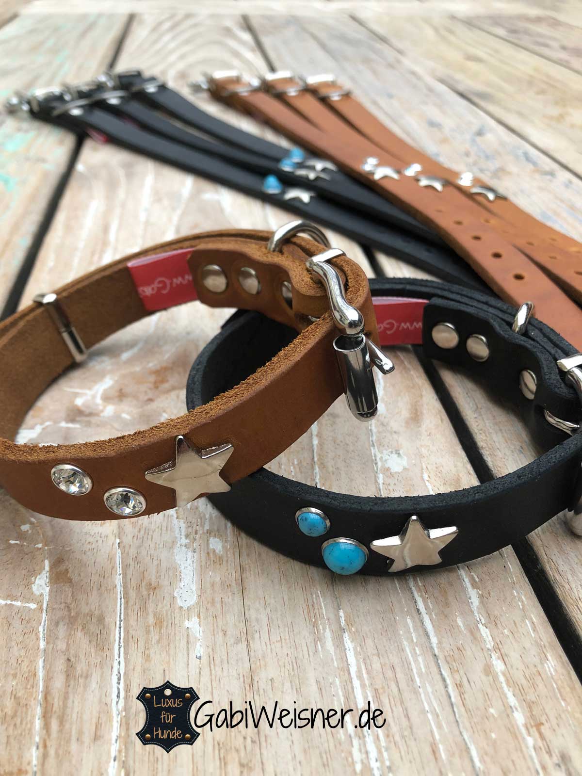 Welpen-Junghund Halsband aus Leder