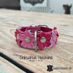 Mini Halsband in Rosa