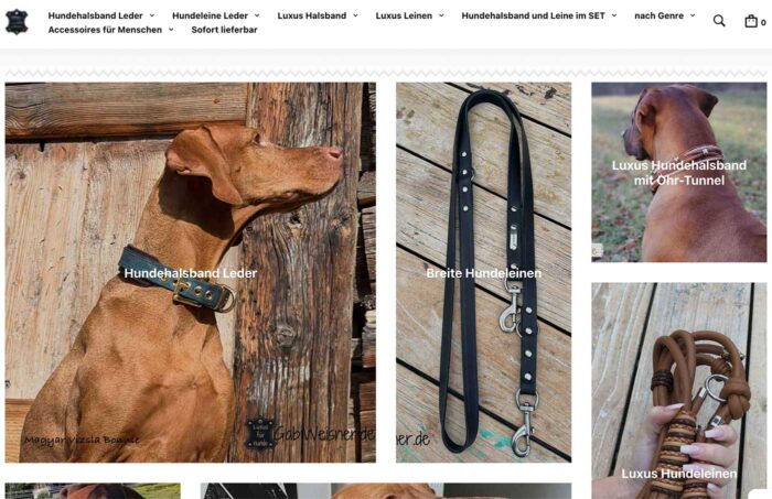 hundehalsband-leder shop